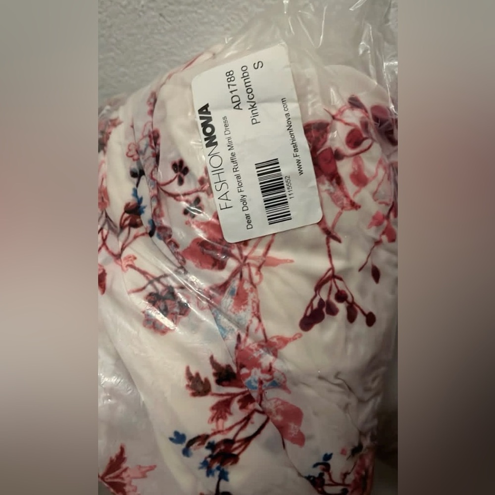 Fashion Nova Floral Pink and White Dress - Picture 7 of 7